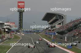 14.05.2006 Granollers, Spain,  Franck Montagny (FRA), Super Aguri F1 & Tiago Monteiro (POR), Midland MF1 Racing - Formula 1 World Championship, Rd 6, Spanish Grand Prix, Sunday Race