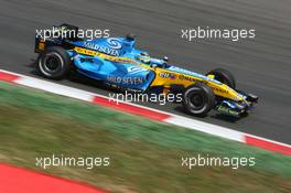 13.05.2006 Granollers, Spain,  Giancarlo Fisichella (ITA), Renault F1 Team - Formula 1 World Championship, Rd 6, Spanish Grand Prix, Saturday Qualifying