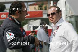 14.05.2006 Granollers, Spain,  Colin Kolles (GER), Midland MF1 Racing, Managing Director & Alex Shnaider (CDN) Midland MF1 Racing, Team Owner - Formula 1 World Championship, Rd 6, Spanish Grand Prix, Sunday