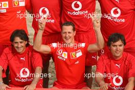 11.05.2006 Granolles, Spain,  Michael Schumacher (GER), Scuderia Ferrari - Vodafone Ferrari Beach Soccer Challenge - Formula 1 World Championship, Rd 6, Spanish Grand Prix, Thursday
