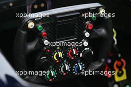 11.05.2006 Granolles, Spain,  Red Bull Racing steering wheel - Formula 1 World Championship, Rd 6, Spanish Grand Prix, Thursday