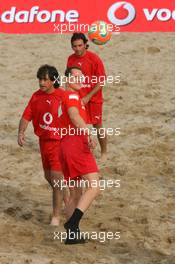 11.05.2006 Granolles, Spain,  Michael Schumacher (GER), Scuderia Ferrari - Vodafone Ferrari Beach Soccer Challenge - Formula 1 World Championship, Rd 6, Spanish Grand Prix, Thursday