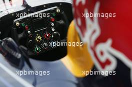 11.05.2006 Granolles, Spain,  Red Bull Steering wheel - Formula 1 World Championship, Rd 6, Spanish Grand Prix, Thursday