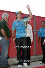 11.05.2006 Granolles, Spain,  Fernando Alonso (ESP), Renault F1 Team - Formula 1 World Championship, Rd 6, Spanish Grand Prix, Thursday