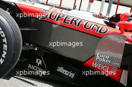11.05.2006 Granolles, Spain,  Midland MF1 Racing , Superfund sponsorship - Formula 1 World Championship, Rd 6, Spanish Grand Prix, Thursday