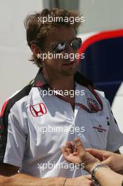 11.05.2006 Granolles, Spain,  Jenson Button (GBR), Honda Racing F1 Team - Formula 1 World Championship, Rd 6, Spanish Grand Prix, Thursday