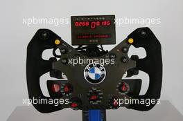 04.05.2006 Nürburg, Germany,  Steering wheel display - Formula 1 World Championship, Rd 5, European Grand Prix, Thursday, BMW Pit Lane Park