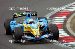 05.05.2006 Nürburg, Germany,  Fernando Alonso (ESP), Renault F1 Team, in the new R26 - Formula 1 World Championship, Rd 5, European Grand Prix, Friday Practice