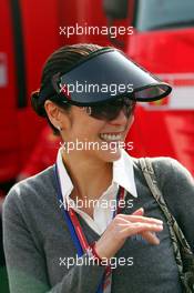 05.05.2006 Nürburg, Germany,  Michelle Yeoh (MLY, ex. James Bond girl, actor) Girlfriend of Jean Todt - Formula 1 World Championship, Rd 5, European Grand Prix, Friday