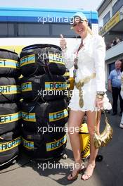 07.05.2006 Nürburg, Germany,  Miss Germany - Formula 1 World Championship, Rd 5, European Grand Prix, Sunday Grid Girl