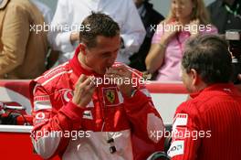 07.05.2006 Nürburg, Germany,  Michael Schumacher (GER), Scuderia Ferrari Marlboro, Portrait - Formula 1 World Championship, Rd 5, European Grand Prix, Sunday Pre-Race Grid