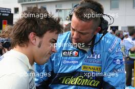 07.05.2006 Nürburg, Germany,  Fernando Alonso (ESP), Renault F1 Team - Formula 1 World Championship, Rd 5, European Grand Prix, Sunday Pre-Race Grid