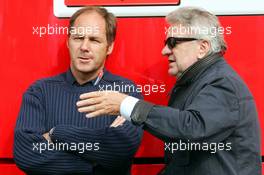 06.05.2006 Nürburg, Germany,  Gerhard Berger (AUT) and Willi Weber (GER), Driver Manager - Formula 1 World Championship, Rd 5, European Grand Prix, Saturday