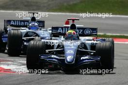 06.05.2006 Nürburg, Germany,  Mark Webber (AUS), WilliamsF1 Team FW28 and Nico Rosberg (GER), WilliamsF1 Team FW28 - Formula 1 World Championship, Rd 5, European Grand Prix, Saturday Qualifying