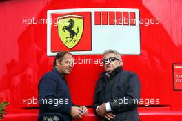 06.05.2006 Nürburg, Germany,  Gerhard Berger (AUT) and Willi Weber (GER), Driver Manager - Formula 1 World Championship, Rd 5, European Grand Prix, Saturday