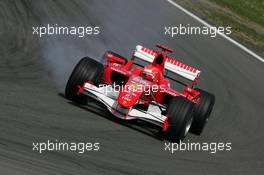 06.05.2006 Nürburg, Germany,  Michael Schumacher (GER), Scuderia Ferrari, 248 F1 - Formula 1 World Championship, Rd 5, European Grand Prix, Saturday Practice