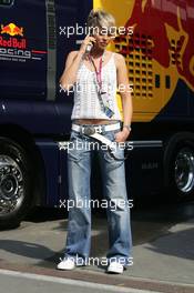 06.05.2006 Nürburg, Germany,  Girl in the paddock - Formula 1 World Championship, Rd 5, European Grand Prix, Saturday