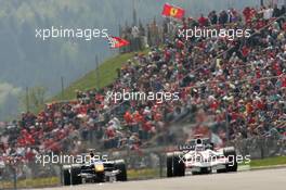06.05.2006 Nürburg, Germany,  Christian Klien (AUT), Red Bull Racing and Takuma Sato (JPN), Super Aguri F1 - Formula 1 World Championship, Rd 5, European Grand Prix, Saturday Qualifying