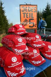 07.05.2006 Nürburg, Germany,  Michael Schumacher (GER), Scuderia Ferrari Merchandising - Formula 1 World Championship, Rd 5, European Grand Prix, Sunday
