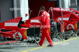 04.05.2006 Nürburg, Germany,  Feature at Scuderia Ferrari - Formula 1 World Championship, Rd 5, European Grand Prix, Thursday