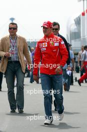 04.05.2006 Nürburg, Germany,  Michael Schumacher (GER), Scuderia Ferrari - Formula 1 World Championship, Rd 5, European Grand Prix, Thursday