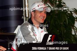 04.05.2006 Nürburg, Germany,  Ralf Schumacher (GER), Toyota Racing - Formula 1 World Championship, Rd 5, European Grand Prix, Thursday Press Conference