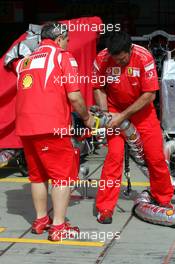04.05.2006 Nürburg, Germany, Feature Scuderia Ferrari - Formula 1 World Championship, Rd 5, European Grand Prix, Thursday