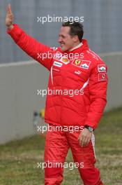 24.01.2006 Mugello, Italy,  Michael Schumacher (GER), Scuderia Ferrari - Scuderia Ferrari 248 F1 Launch