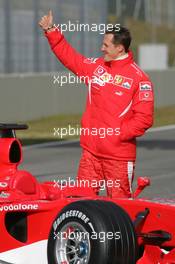 24.01.2006 Mugello, Italy,  Michael Schumacher (GER), Scuderia Ferrari - Scuderia Ferrari 248 F1 Launch