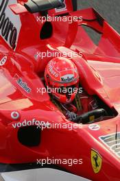 24.01.2006 Mugello, Italy,  Michael Schumacher (GER), Scuderia Ferrari - Scuderia Ferrari 248 F1 Launch and testing