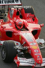 24.01.2006 Mugello, Italy,  Michael Schumacher (GER), Scuderia Ferrari - Scuderia Ferrari 248 F1 Launch and testing