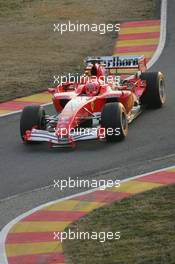 24.01.2006 Mugello, Italy,  Michael Schumacher (GER), Scuderia Ferrari - Scuderia Ferrari 248 F1 Launch and testing