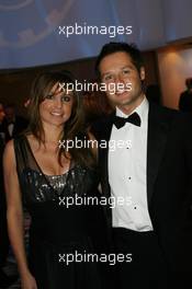 08.12.2006 Monte Carlo, Monaco,  Andy Priaulx, GBR, BMW Team UK and 2006 WTCC World Champion, with his wife - 2006 FIA Gala Prize Giving Ceremony