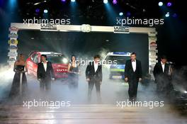 08.12.2006 Monte Carlo, Monaco,  2006 World Rally Champion, Sebastian Loeb (FRA) and 2006 World Rally Manufactuers champions, BP Ford, Team manager Malcolm Wilson (GBR) - 2006 FIA Gala Prize Giving Ceremony