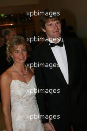 08.12.2006 Monte Carlo, Monaco,  Marcus Gronholm (FIN) Double World Rally Champion and 2006 Runner-up, arrives with his wife - 2006 FIA Gala Prize Giving Ceremony