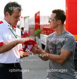 14.07.2006 Magny Cours, France,  Michael Schumacher (GER), Scuderia Ferrari - Formula 1 World Championship, Rd 11, French Grand Prix, Friday