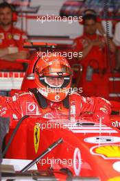 14.07.2006 Magny Cours, France,  Michael Schumacher (GER), Scuderia Ferrari - Formula 1 World Championship, Rd 11, French Grand Prix, Friday Practice