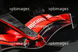 14.07.2006 Magny Cours, France,  McLaren Mercedes, MP4-21, Car detail - Formula 1 World Championship, Rd 11, French Grand Prix, Friday