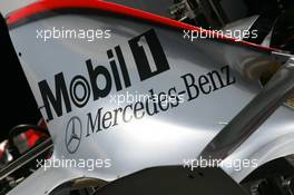 14.07.2006 Magny Cours, France,  Mclaren Mercedes, Bodywork - Formula 1 World Championship, Rd 11, French Grand Prix, Friday Practice