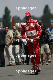 14.07.2006 Magny Cours, France,  Michael Schumacher (GER), Scuderia Ferrari - Formula 1 World Championship, Rd 11, French Grand Prix, Friday