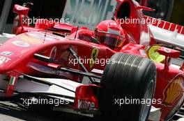 14.07.2006 Magny Cours, France,  Michael Schumacher (GER), Scuderia Ferrari, 248 F1 - Formula 1 World Championship, Rd 11, French Grand Prix, Friday Practice