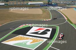 14.07.2006 Magny Cours, France,  Ralf Schumacher (GER), Toyota Racing, TF106 and Neel Jani (SUI), Test Driver, Scuderia Toro Rosso, STR01 - Formula 1 World Championship, Rd 11, French Grand Prix, Friday Practice