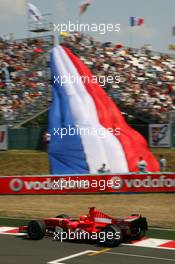 14.07.2006 Magny Cours, France,  Michael Schumacher (GER), Scuderia Ferrari, 248 F1 - Formula 1 World Championship, Rd 11, French Grand Prix, Friday Practice