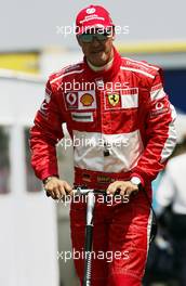 14.07.2006 Magny Cours, France,  Michael Schumacher (GER), Scuderia Ferrari - Formula 1 World Championship, Rd 11, French Grand Prix, Friday