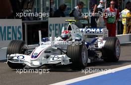 14.07.2006 Magny Cours, France,  Robert Kubica (POL), Test driver BMW Sauber F1 Team F1.06 - Formula 1 World Championship, Rd 11, French Grand Prix, Friday Practice