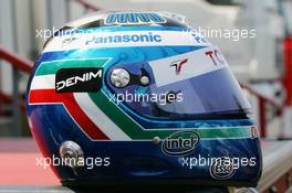 14.07.2006 Magny Cours, France,  Jarno Trulli (ITA), Toyota Racing, French GP Edition, Italy World Cup Win Helmet - Formula 1 World Championship, Rd 11, French Grand Prix, Friday