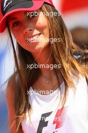 16.07.2006 Magny Cours, France,  Grid girl - Formula 1 World Championship, Rd 11, French Grand Prix, Sunday Grid Girl