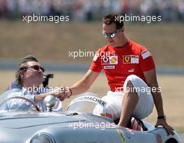 16.07.2006 Magny Cours, France,  Michael Schumacher (GER), Scuderia Ferrari - Formula 1 World Championship, Rd 11, French Grand Prix, Sunday Pre-Race Grid