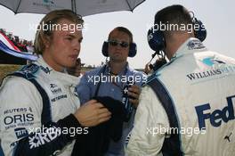 16.07.2006 Magny Cours, France,  Nico Rosberg (GER), WilliamsF1 Team - Formula 1 World Championship, Rd 11, French Grand Prix, Sunday Pre-Race Grid