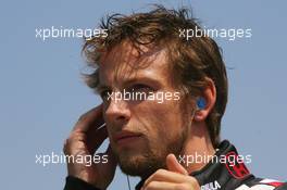 16.07.2006 Magny Cours, France,  Jenson Button (GBR), Honda Racing F1 Team - Formula 1 World Championship, Rd 11, French Grand Prix, Sunday Pre-Race Grid